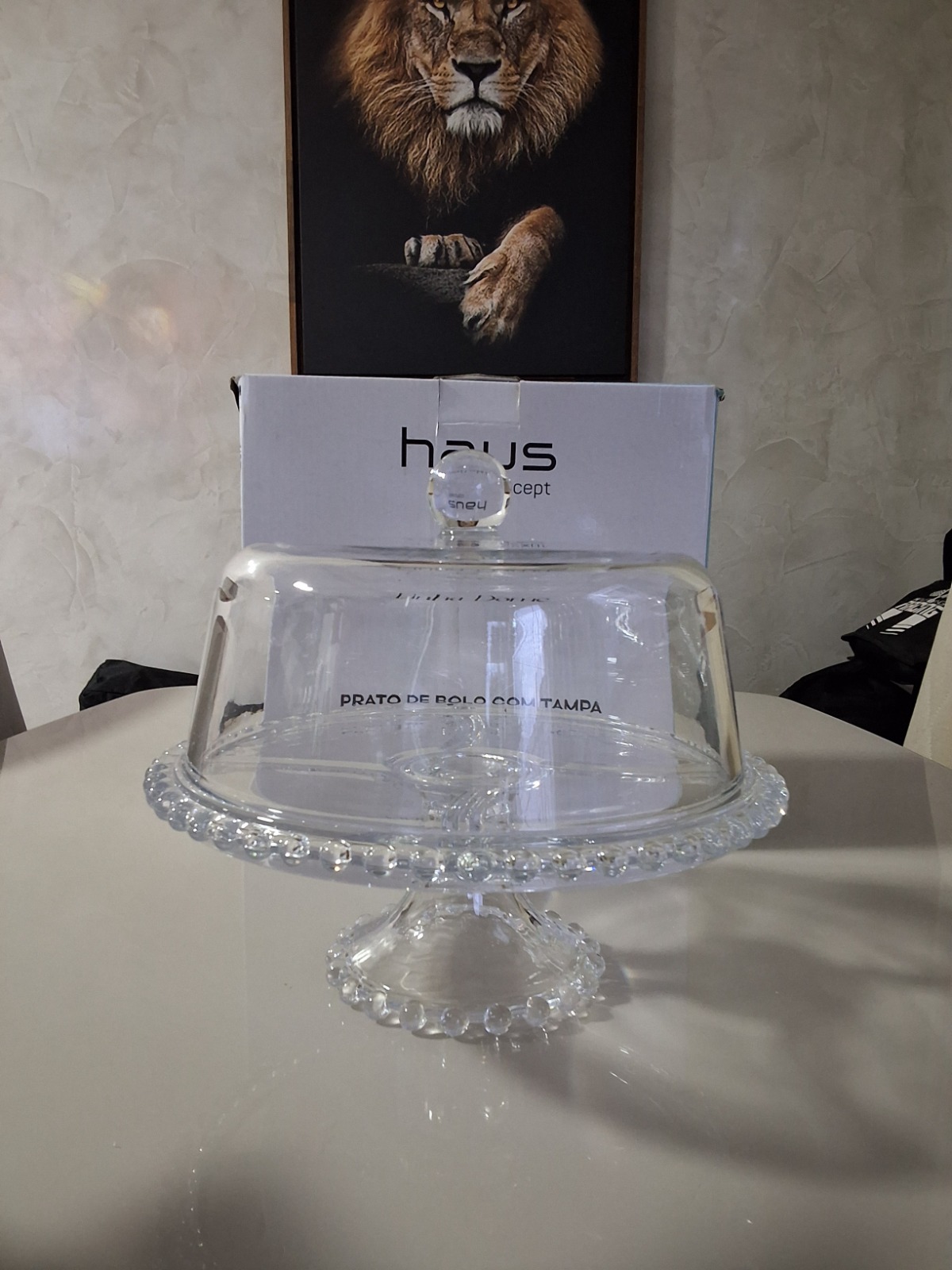 Boleira de Vidro com Tampa Haus Concept Dome 30cm - Imagem 4