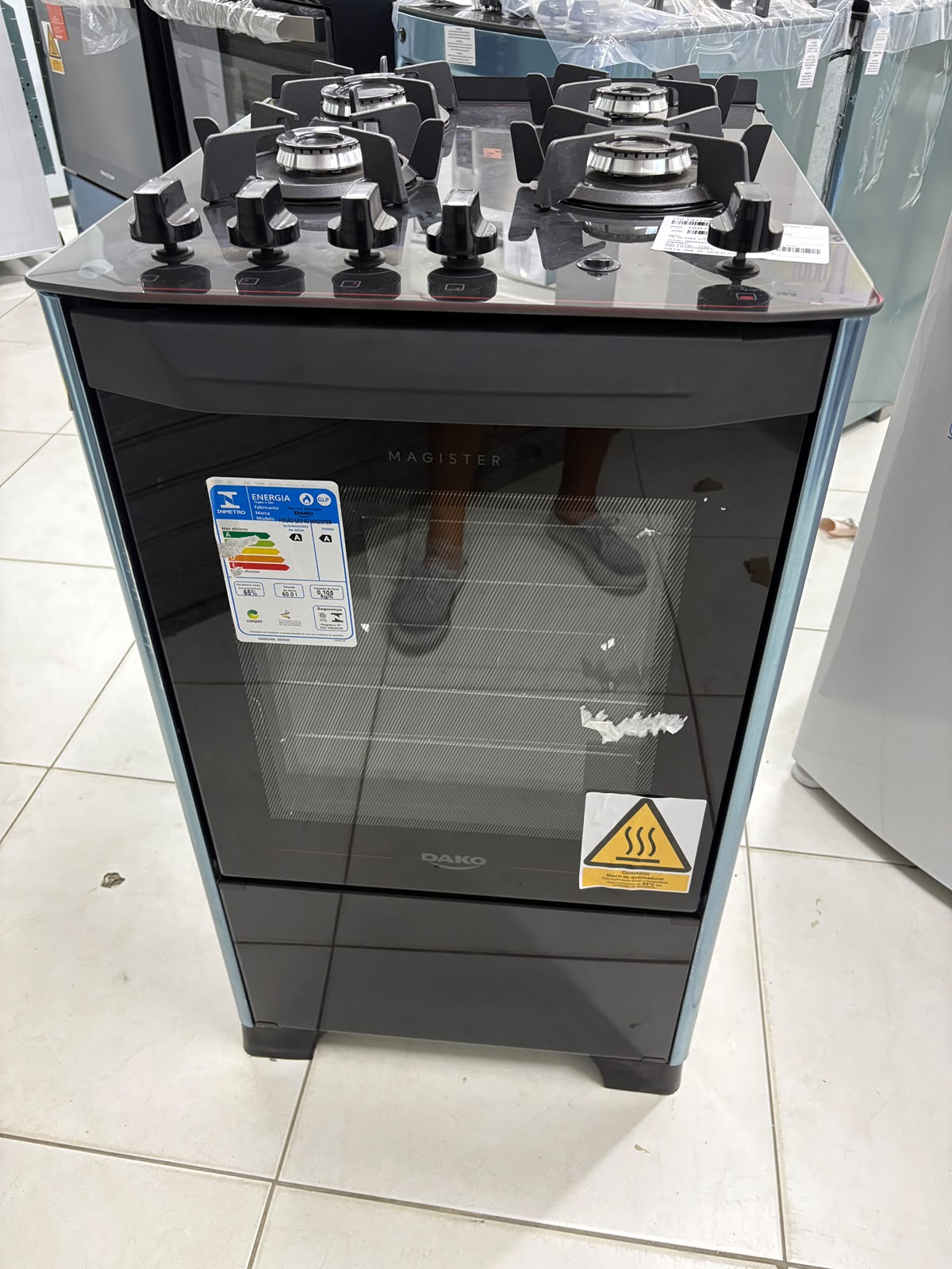 FOGAO 4B PISO ATLAS DAKO MAGISTER GLASS BIV PTO